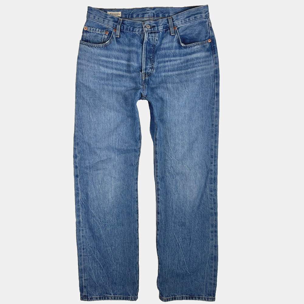 Levis 501 90s Jeans 29 Mid Rise Loose Straight Leg Vintage Y2K Baggy Denim